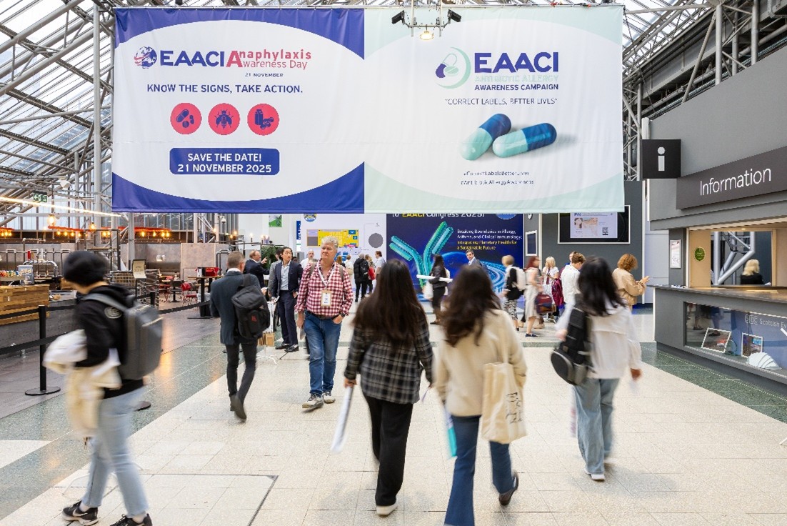EAACI 在 EAACI 2025 年大会 (EAACI Congress 2025) 上启动全球抗生素过敏意识宣传活动