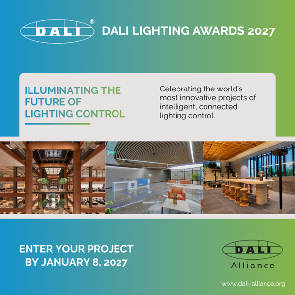 2027 年 DALI 照明奖现已接受报名